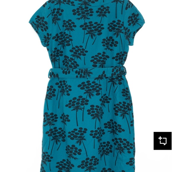 Boden “Martha” Day Dress – Blue Palm Print – UK12 / US8 - Picture 13 of 13